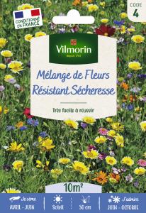 Mélange Résistant Sécheresse - 10 m² - Mélange de fleurs